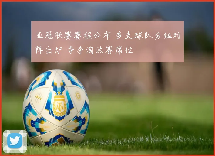 亚冠联赛赛程公布 多支球队分组对阵出炉 争夺淘汰赛席位